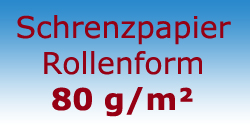 Schrenzpapier 80 g/m Rollen